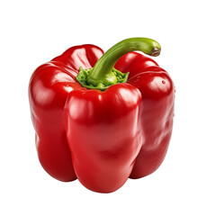 Red Paprika On Transparent Background