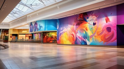 murals mall interior