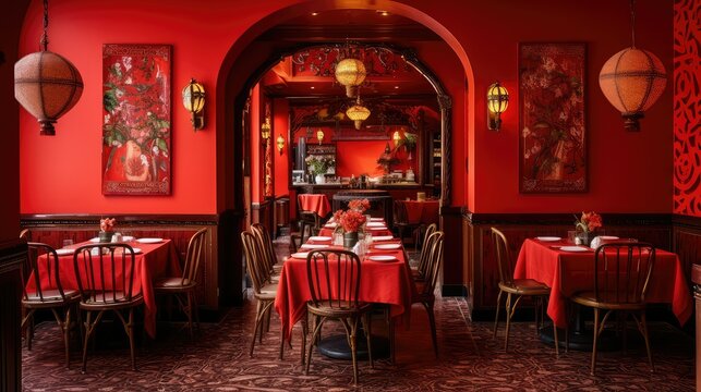 walls red interior