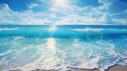 Obraz premium shore starburst blue