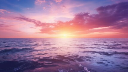 Obraz premium serene pink purple orange