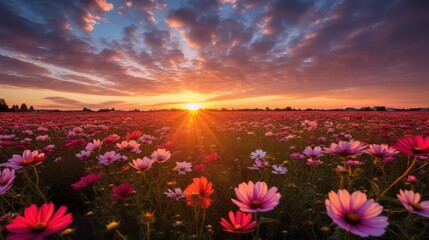 vibrant colorful sun