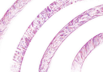 Pink marble arc pattern  