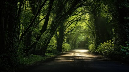 Fototapeta premium atmosphere green lighting