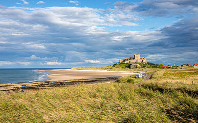view of the beach in brittany