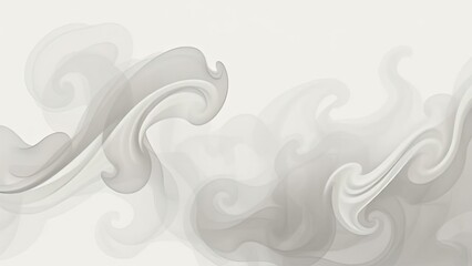 Fototapeta premium Elegant Grey Swirl Abstract Background Smooth Flowing Modern Design