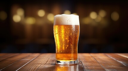 head beer pint glass