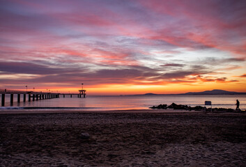 sunrise on the beach