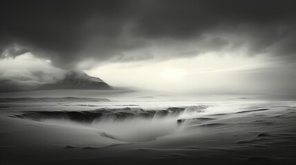 Obraz premium surroundings silver clouds