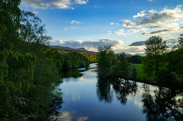 Fototapeta premium lake and mountains