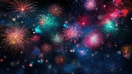 Fototapeta premium display sparkling lights