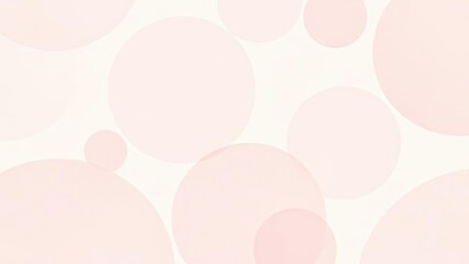 Soft Pink Circle Background Abstract Pastel Bubbles Texture Design