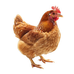 Fototapeta premium A Stunning Rhode Island Red Hen