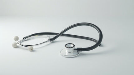 Stethoscope  product shoot, on an isolated white background, object focused, png, stock image, hd quality, blog post