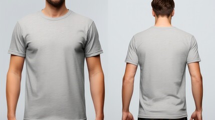 shir grey t shirt template