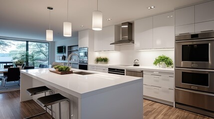 Fototapeta premium sleek interior design planning