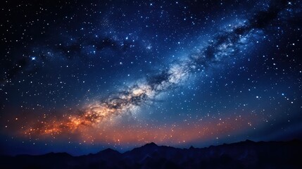 Obraz premium night astronomical