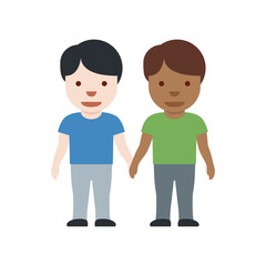 Two Boys Holding Hands