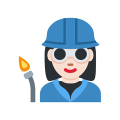 Female Welder Icon

