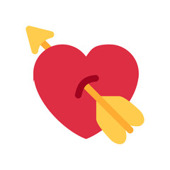 Heart with Arrow Icon
