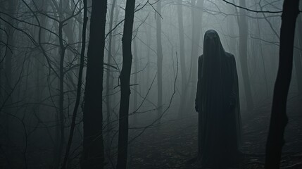 suspense dark figure in