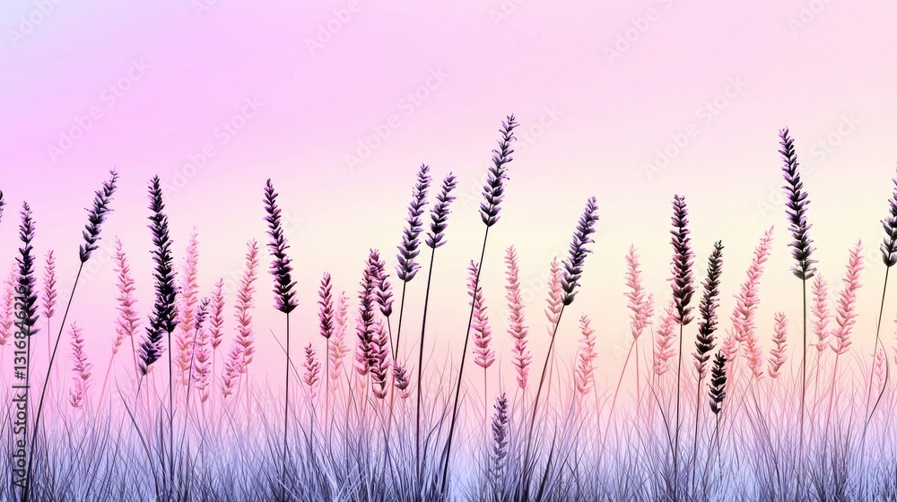 Poster a soothing gradient background featuring a subtle grain texture, blending soft peach into a calming 