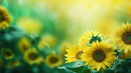 Fototapeta premium blend green and yellow background