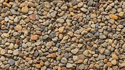 Close-up gravel texture, outdoor ground