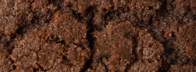 Chocolate Cookies Texture Background, Brown Biscuit Bumpy Cracked Surface, Cocoa Cake Pattern
