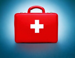 Fototapeta premium aid kit first emergency Generated image