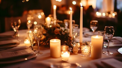 wedding table decoration generative AI