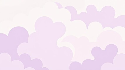 Lavender Cloud Background Pastel Sky Dreamy Cloudscape Soft Texture
