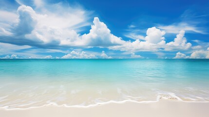 Obraz premium ocean background white and blue