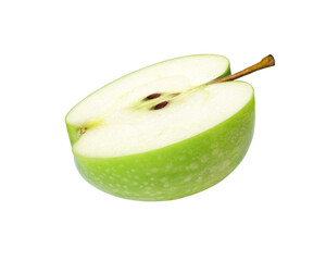 green apple isolated on white