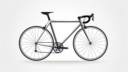 Fototapeta premium aesthetic road bike outline