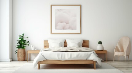 Fototapeta premium modern blurred interior picture frame
