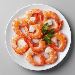large shrimps on plate