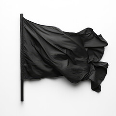 Black Flag Image Symbol Meaning on white background