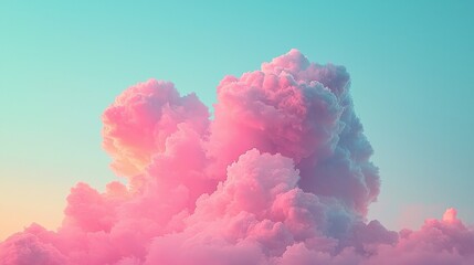 Pastel Cloudscape, Soft Hues, Sky