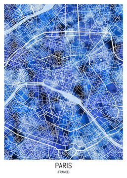 Paris FranceCity Map