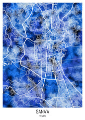 Sana'a YemenCity Map