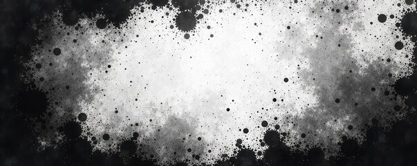 Black & white grunge texture, heavily distressed, abstract patterns, dirty, paint