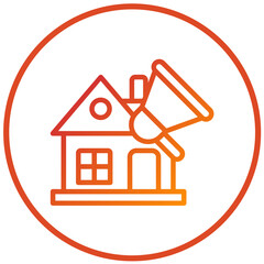 Vector Design House Marketing Icon Style
