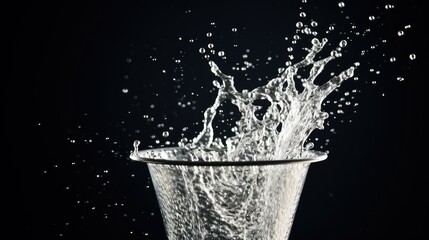 photography water drop bucket