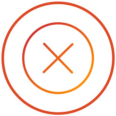 Fototapeta premium Vector Design Close Icon Style