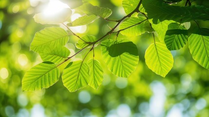 Obraz premium canopy leaves trees