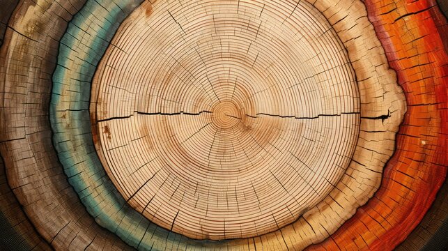 growth tree ring pattern