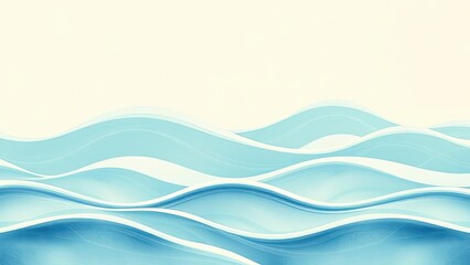 Serene Blue Ocean Waves Abstract Water Background Texture