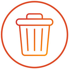 Vector Design Trash Icon Style