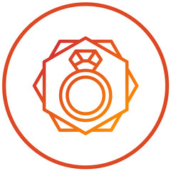 Vector Design Wedding Ring Icon Style